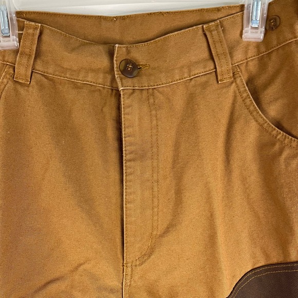 Field and Stream Hunting or Outdoors Heavy Pants with Chaps built in Size 38X30 - Picture 7 of 10